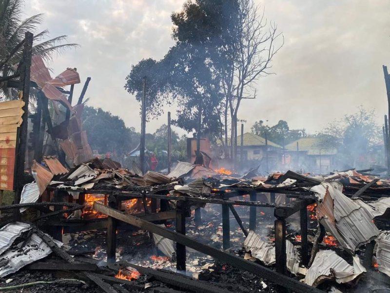 Kebakaran Sei Rahayu II, Barito Utara. (foto: 1tulah.com)