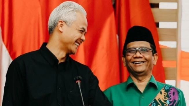 Ganjar Pranowo-Mahfud MD. Sumber foto : suara.com