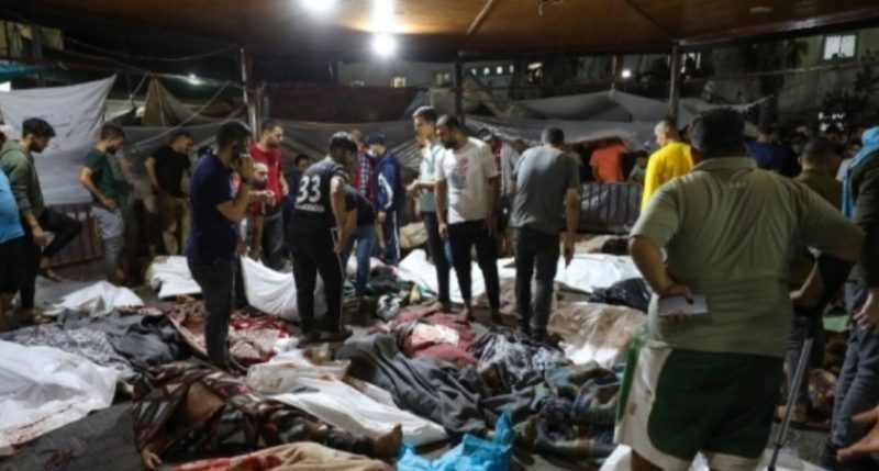Jasad korban warga Palestina akibat serangan Israel di Jalur Gaza. (Foto: AFP)