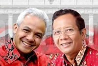 Poster Ganjar - Mahfud alias Gama mulai beredar di media sosial pada Selasa malam (17/10/2023). [Twitter]