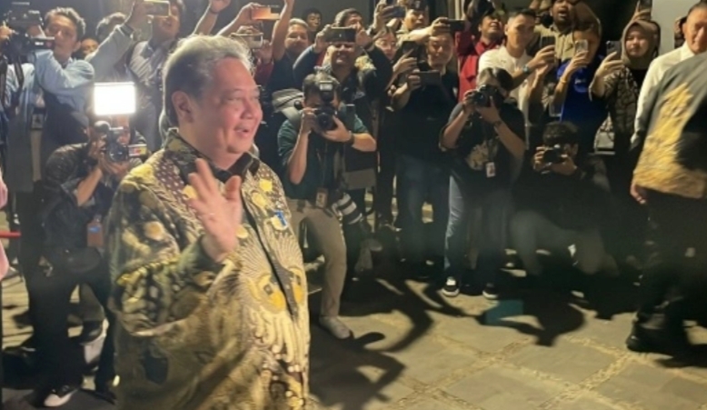 Ketum Golkar Airlangga Hartarto. [Suara.com/Novian]