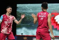 Indonesia menyisakan Fajar/Rian dan Bagas/Fikri dalam babak 8 besar Denmark Open 2023. (pbsi.id)