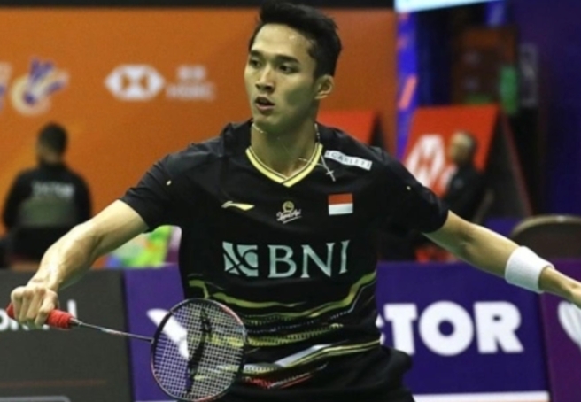Pebulutangkis tunggal putra Indonesia, Jonatan Christie. (IG / badminton.ina)