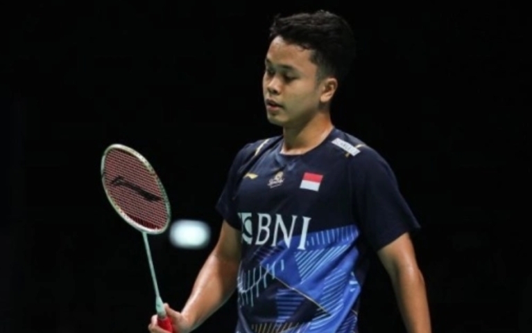 Pebulutangkis tunggal putra Indonesia, Anthony Ginting. (ANTARA/HO-PP PBSI)
