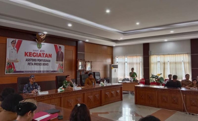 Kegiatan Asistensi Penyusunan Peta Proses Bisnis di Lingkungan Pemerintah Kabupaten Barito Timur. Foto : 1tulah.com/zakirin