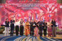 Forum Tingkat Tinggi ASEAN tentang tentang Pembangunan Inklusif Disabilitas dan Kemitraan Pasca Tahun 2025 atau The ASEAN High Level Forum (AHLF) on Enabling Disability-Inclusive Development and Partnership beyond 2025. (Dok: Kemensos)