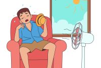 Ilustrasi cuaca panas. (foto: freepik)