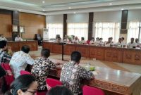 Suasana rapat pembentukan Panitia Natal Gabungan Pemerintah Daerah se Bartim tahun 2023. Foto : 1tulah.com/zakirin

