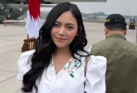 Rachel Vennya Ikut Dalam Pelepasan Bantuan Kemanusiaan Untuk Gaza Palestina. Sumber foto : suara.com