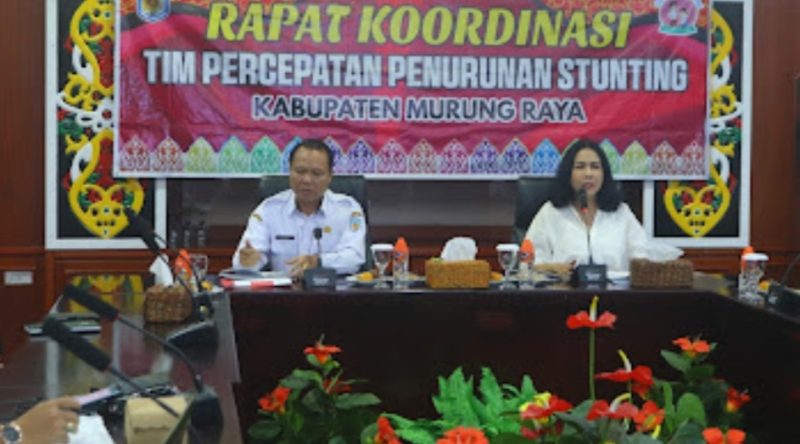 Pemkab Mura gelar rakor percepatan penurunan stunting, Rabu (1/11/2023) (foto : 1tulah.com)