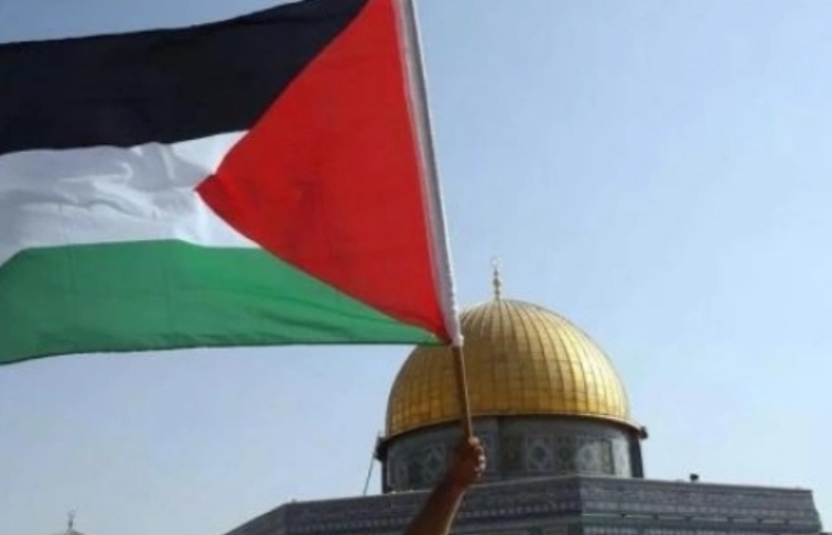 Doa Untuk Palestina (X/Erlangga Grescinov)