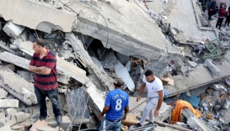 Serangan Israel hancurkan Gereja Ortodoks Yunani di Gaza. (Foto: AFP)
