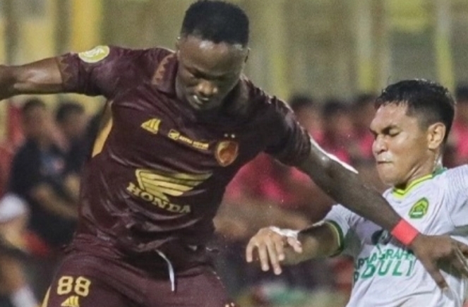 Pertandingan antara PSM Makassar vs Persikabo 1973 dalam pekan ke-20 BRI Liga 1 2023/2024 di Stadion BJ Habibie, Parepare, Kamis (23/11/2023) malam. [Dok. PSM Makassar].