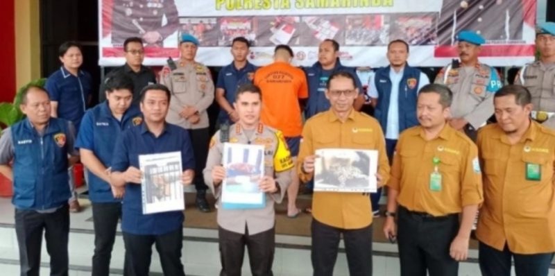 Suasana Konferensi Pers Polresta Samarinda terkait peristiwa harimau terkam ART di Samarinda. [kaltimtoday.co]
