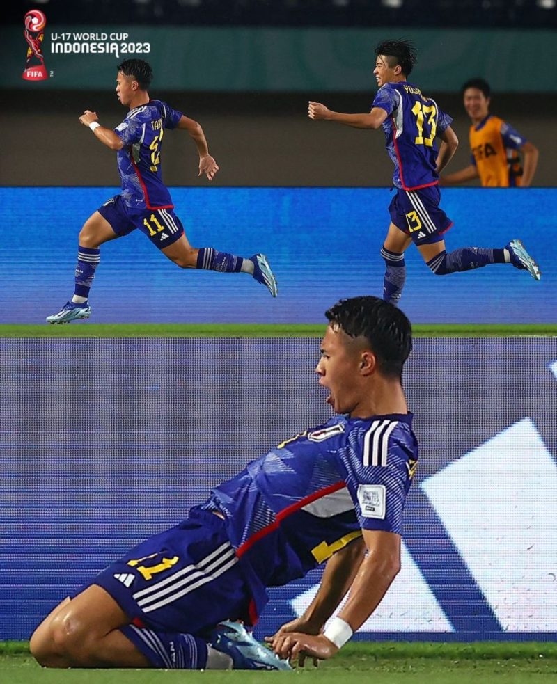 Timnas Jepang menang atas Timnas Polandia. (foto: instagram @fifaworldcup17)
