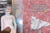 Buat ngakak! tukang jahit buatkan tombol play di baju jahitan karena ini. (foto: @realchiziii)