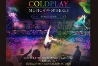 Coldplay akan menyelenggarakan konser di Indonesia yang bertajuk ‘Music of The Spheres’ pada 15 November 2023. Sumber foto : Instagram @pkentertainment.id