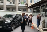 Capres nomor urut 1 Anies Baswedan saat berkunjung ke kantor PWI, Jakarta. (Suara.com/Yaumal) 