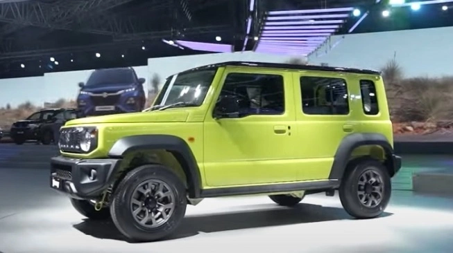 Tampilan Suzuki Jimny 5 Pintu untuk Pasar India. Sumber foto : suara.com