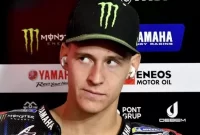 Pebalap Monster Energy Yamaha MotoGP, Fabio Quartararo. Sumber foto : suara.com
