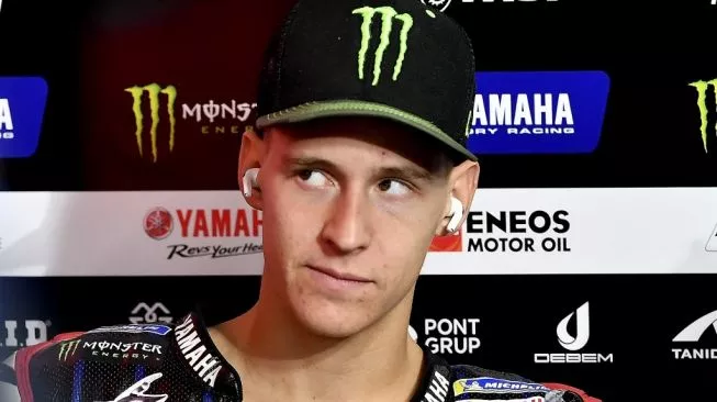 Pebalap Monster Energy Yamaha MotoGP, Fabio Quartararo. Sumber foto : suara.com