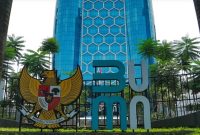 Gedung Kementerian BUMN di Jakarta, Jumat (28/12). (VOA/Indra Yoga)