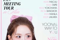 YoonA Girls Generation akan sapa penggemar Jakarta, Indonesia. (foto: X @GirlsGeneration)