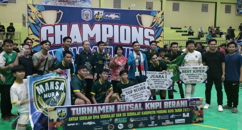 MANSA Mura juara Futsal KNPI Berani. (1tulah.com)