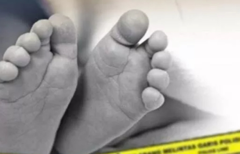 Ilustrasi mayat anak. [Antara]