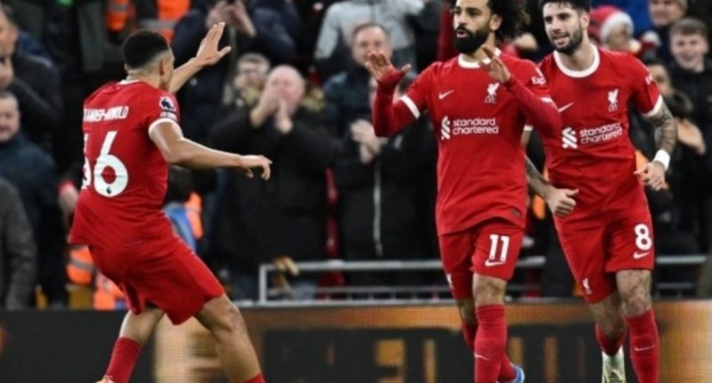 Para pemain Liverpool. [Paul ELLIS / AFP]