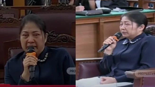 Putri Candrawathi tanpa make up dan masker (sumber:suara.com)