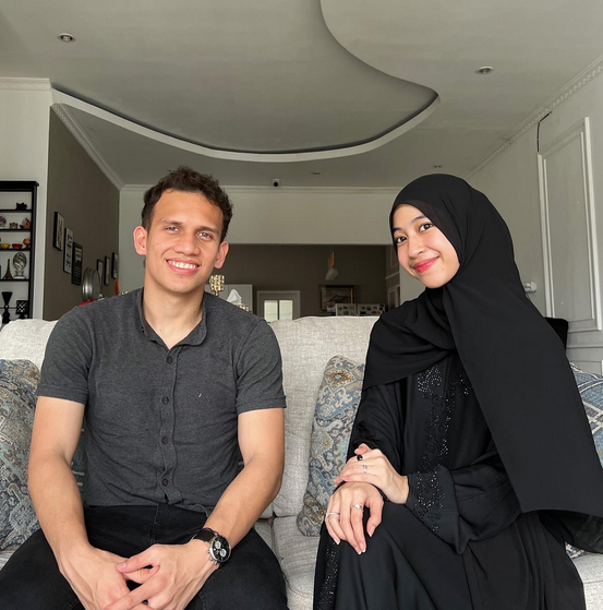 Egy Maulana Vikri dan Adiba Khanza (sumber: instagram @adiba.knza)