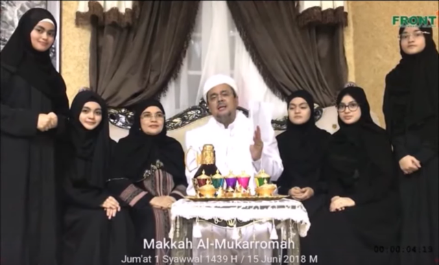Keluarga Habib Rizieq Shihab (sumber: suara.com)