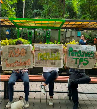 Bawaslu segera buka pendaftaran pengawas TPS pemilu 2024 (sumber: instagram @bawasluri)