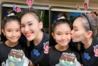 Bilqis Khumairah Razak, ulang tahun ke-10 (sumber: instagram @ayutingting92)