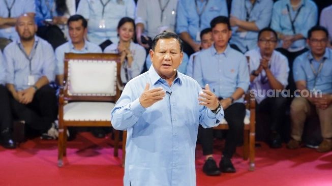 Capres nomor urut 2, Prabowo Subianto (sumber: suara.com)