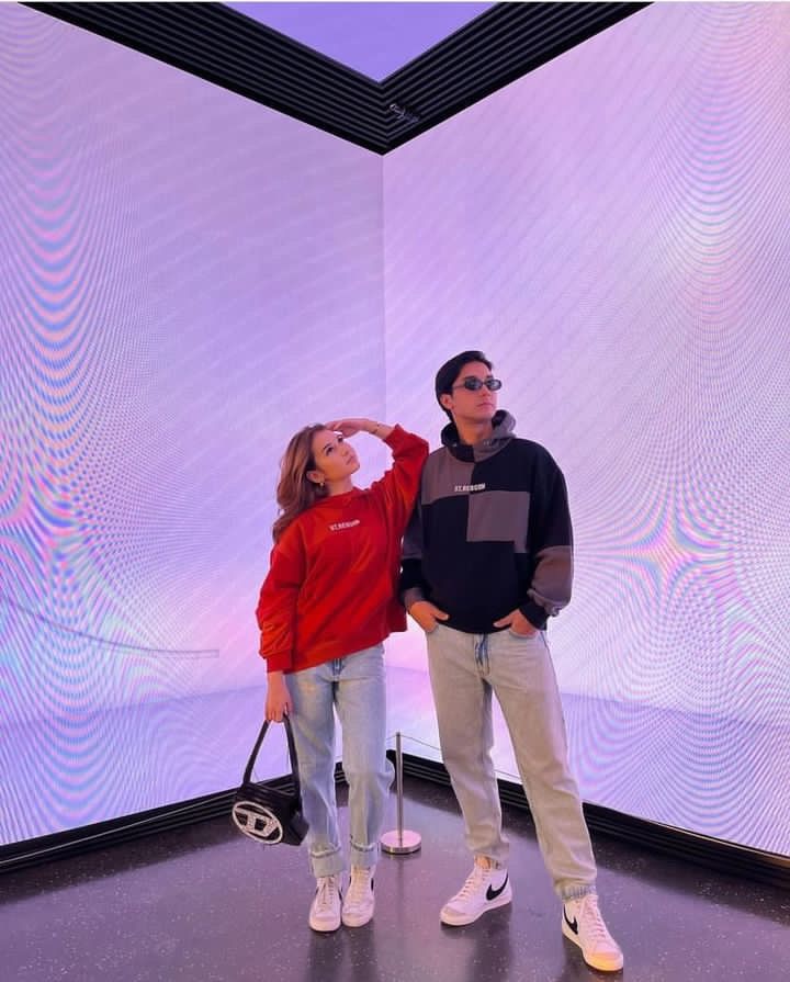 Sandrinna Michelle dan Junior Robert (sumber: instagram @sandrinna_11)