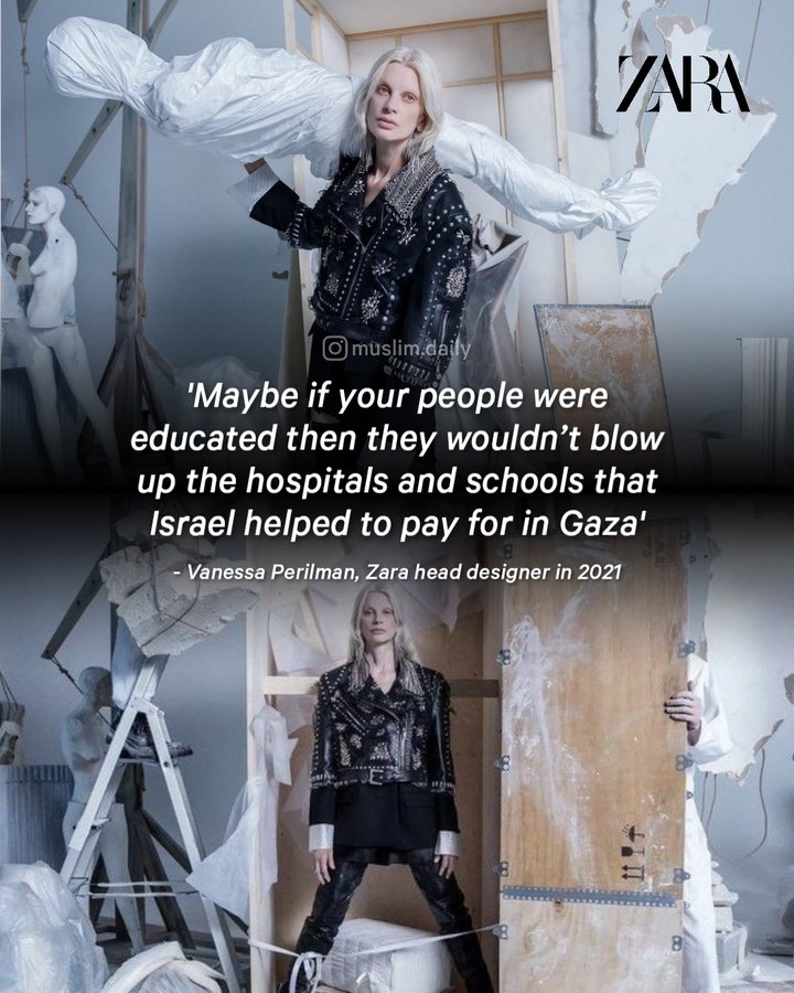 Brand Zara tuai kontroversi karena iklan terbarunya (sumber: X @muslimdaily_)