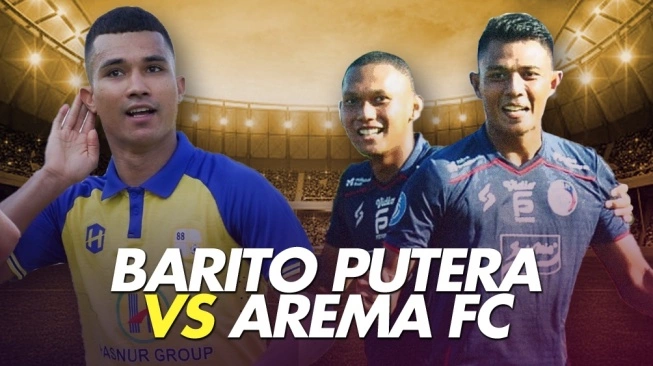Barito Putera vs Arema Malang (sumber; suara.com)