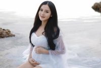 Foto kehamilan pertama Bella Bonita (sumber: suara.com)