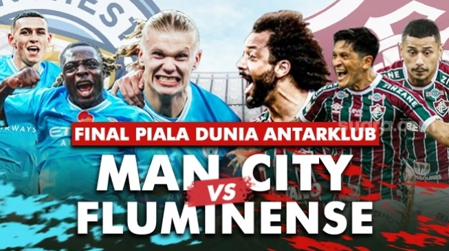 Laga final Piala Dunia Antarklub, Man City vs Fluminense (sumber: suara.com)