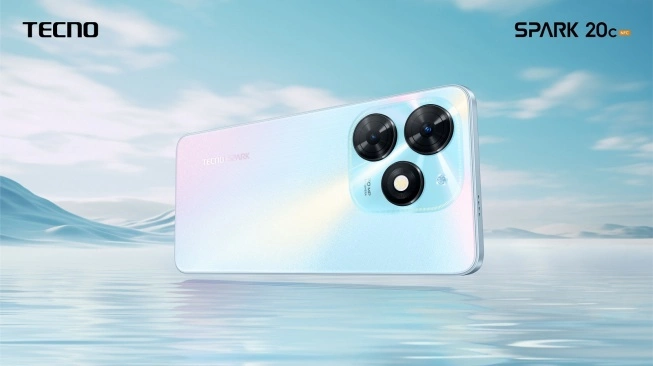 Tecno Spark 20C. sumber foto : suara.com
Tecno Spark 20 dan Spark 20C Rilis di 