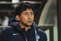 Pelatih Timnas Singapura, Takayuki Nishigaya. Sumber foto : suara.com