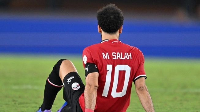 Penyerang Timnas Mesir, Mohamed Salah. Sumber foto : suara.com