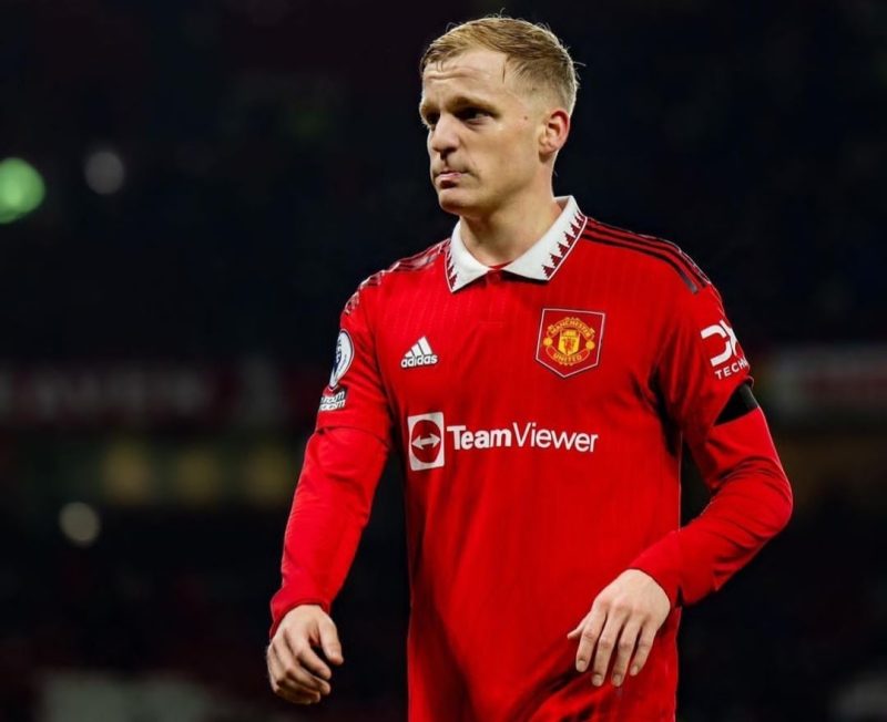 Gelandang serang Manchester United, Donny van de Beek. Sumber foto : suara.com