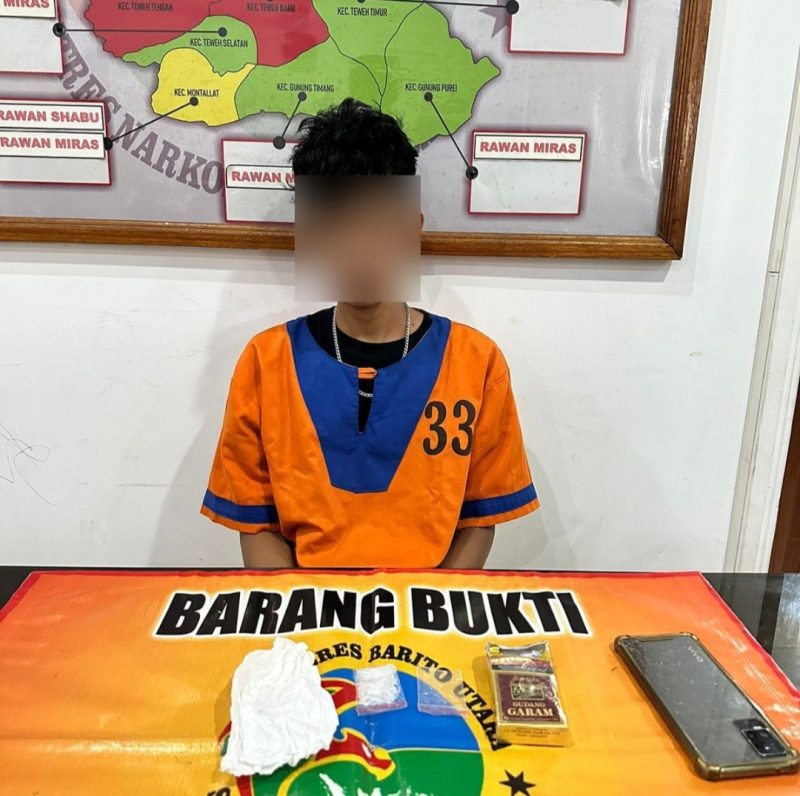 Hendak Transaksi Sabu, Warga Puruk Cahu Ditangkap di Barito Utara, (Foto :1tulah.com)