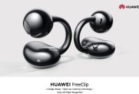TWS Huawei FreeClip yang resmi meluncur ke Indonesia, Kamis (11/1/2024). Sumber foto : Instagram @huaweimobileid