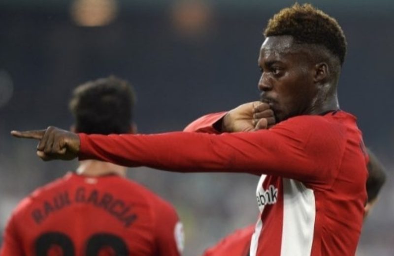 Penyerang Athletic Bilbao, Inaki Williams. [CRISTINA QUICLER / AFP]
