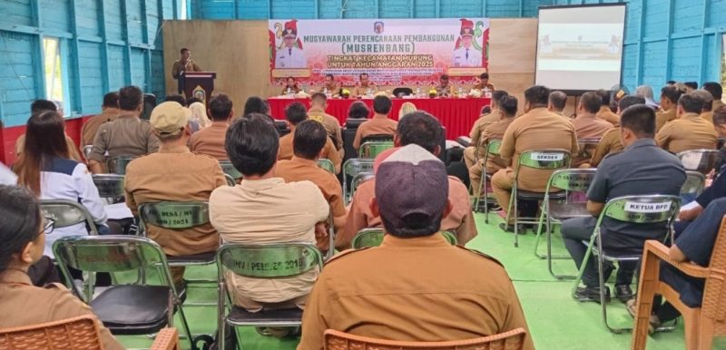 Musrenbang Kecamatan Murung dilaksanakan  di Desa Batu Putih, Senin (29/1/2024). (foto :1tulah.com)