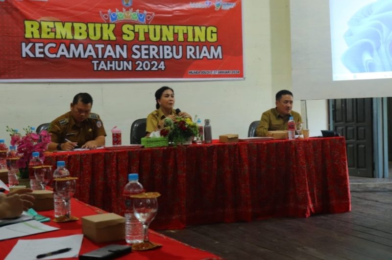 Pemkab Murung Raya Rembuk membahas masasalah stunting, Senin (29/1/2024). (Foto :1tulah.com)